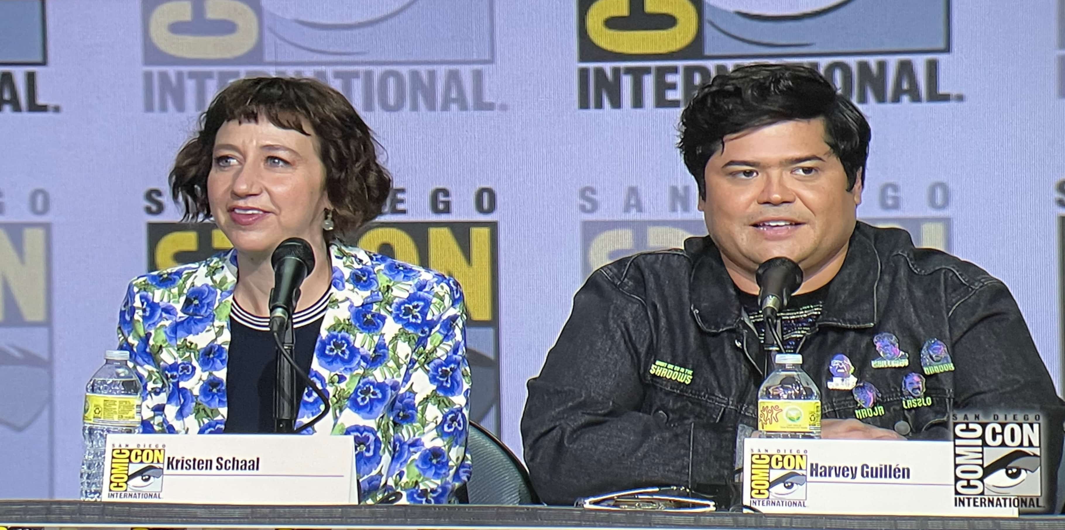 Kristen Schaal & Harvey Guillen